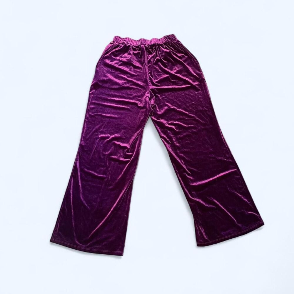 Women's Purple Wide Leg Pants